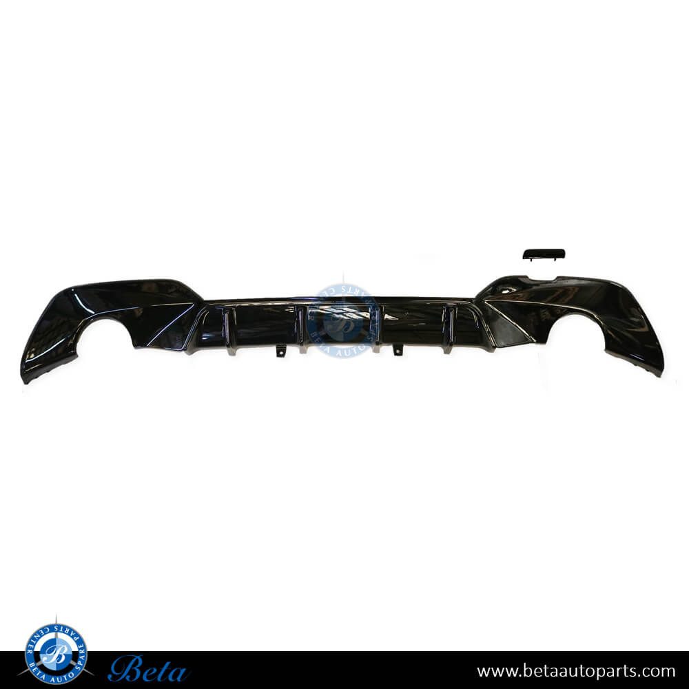 Rear Diffuser M-Performance Rock look for M-Tek Gloss Black color for BMW 3 Series G20 2019-Up models, Part Number 51192455856 / 51192455821 Rear Diffuser M-Performance Rock look for M-Tek Gloss Black color for BMW 3 Series G20 2019-Up models, Part Number 51192455856 / 51192455821